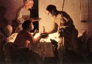 TERBRUGGHEN, Hendrick The Supper wt oil painting reproduction
